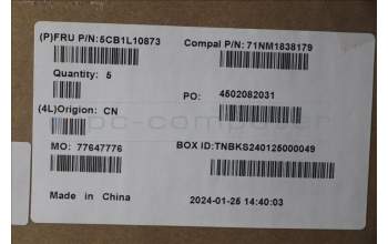 Lenovo 5CB1L10873 COVER UpperCase_HBW C82XD NFP CG BL PL