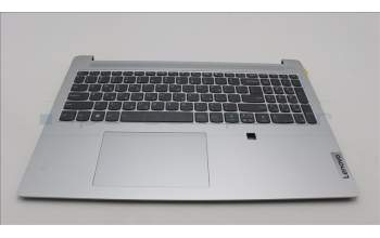 Lenovo 5CB1L11359 C-Cover with keyboard, Greek, Cloud Grey, Backlight, Fingerprint, US