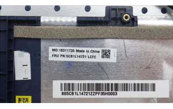 Lenovo 5CB1L14721 COVER Upper Case ASM_BUL L82XR FP AB BL