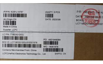 Lenovo 5CB1L14787 COVER Upper Case ASM_ENG L82XR FP AG BL