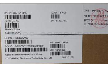 Lenovo 5CB1L14815 COVER Upper Case ASM_UKE L82XR FP AG NBL