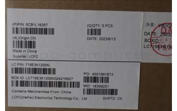 Lenovo 5CB1L16357 COVER Upper Case ASM_JPN L82XSNFPW/SCREW