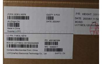 Lenovo 5CB1L16376 COVER Upper Case ASM_CZE/SLK L82XQ AB BL