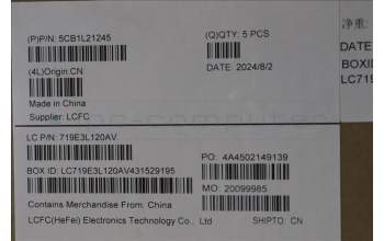 Lenovo 5CB1L21245 COVER Upper Case ASM_EUROENGL82XQABFPNBL