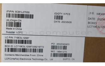 Lenovo 5CB1L27530 COVER Upper Case ASM_UKR L82XQ AG BL