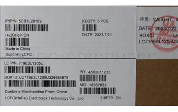 Lenovo 5CB1L28189 COVER Upper Case ASM_FRA L82XQ AGFP BL