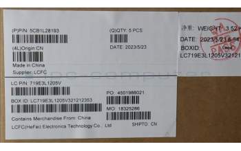 Lenovo 5CB1L28193 COVER Upper Case ASM_GRE L82XQ AGFP BL