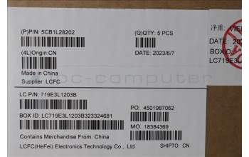 Lenovo 5CB1L28202 COVER Upper Case ASM_NORDIC L82XQ AGFPBL