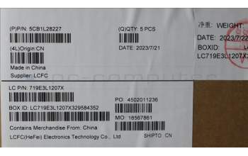 Lenovo 5CB1L28227 COVER Upper Case ASM_GER L82XQ AGFP NBL