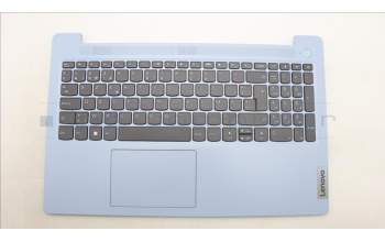 Lenovo 5CB1L28297 C-Cover with keyboard, Belgian, Frost Blue, Non-Backlight, UK