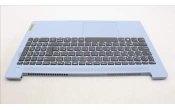 Lenovo 5CB1L28297 C-Cover with keyboard, Belgian, Frost Blue, Non-Backlight, UK