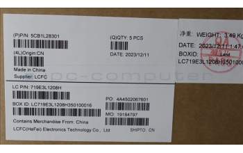 Lenovo 5CB1L28301 COVER Upper Case ASM_EURO ENG L82XQFBNBL