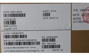 Lenovo 5CB1L30216 COVER Upper Case ASM_POR L82XN NFP AG