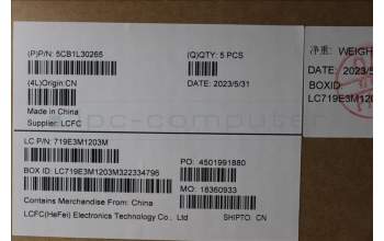 Lenovo 5CB1L30265 COVER Upper Case ASM_ITA L82XN NFP AG BL