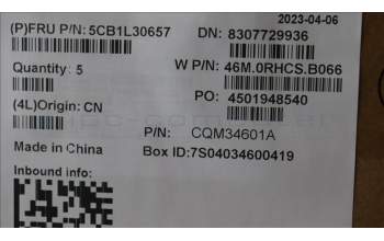 Lenovo 5CB1L30657 COVER Upper Case ASM_ENG W 82Y0 AG BL