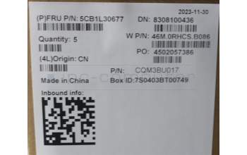 Lenovo 5CB1L30677 COVER Upper Case ASM_HUN W 82Y0 AG BL