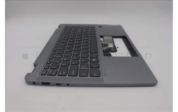 Lenovo 5CB1L30678 C-Cover with keyboard, Nordic, Arctic Grey, Backlight, UK