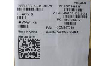 Lenovo 5CB1L30679 COVER Upper Case ASM_BEL W 82Y0 AG BL