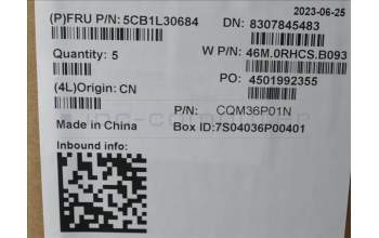 Lenovo 5CB1L30684 COVER Upper Case ASM_CZE/SLK W82Y0 AGBL