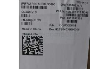 Lenovo 5CB1L30690 COVER Upper Case ASM_UKE W 82Y0 AG