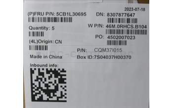 Lenovo 5CB1L30695 COVER Upper Case ASM_POR W 82Y0 AG