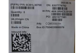 Lenovo 5CB1L30700 COVER Upper Case ASM_RUS W 82Y0 AG