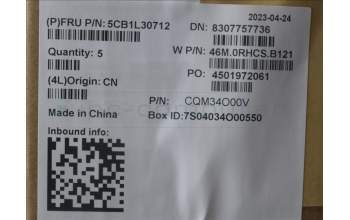 Lenovo 5CB1L30712 COVER Upper Case ASM_SWS W 82Y0 AG