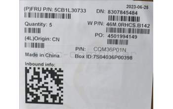 Lenovo 5CB1L30733 COVER Upper Case ASM_FRA W 82Y0 SB BL