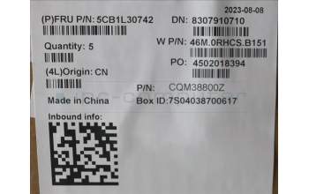 Lenovo 5CB1L30742 C-Cover with keyboard, Belgian, Stone Blue, Backlight, UK