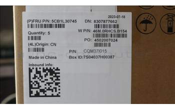 Lenovo 5CB1L30745 COVER Upper Case ASM_SWS W 82Y0 SB BL