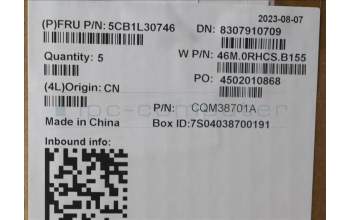 Lenovo 5CB1L30746 COVER Upper Case ASM_EURO ENG W82Y0 SBBL