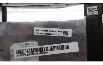 Lenovo 5CB1L30907 COVER Upper Case ASM_NORDIC L82WK ONGYWH