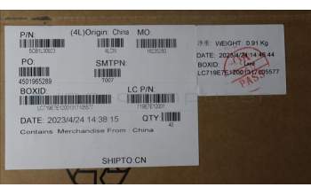 Lenovo 5CB1L30923 COVER Cover L 83BU HINGE TT