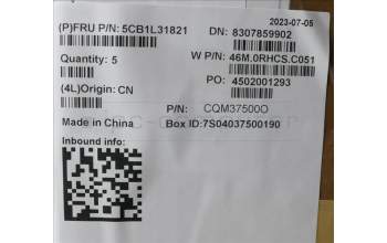 Lenovo 5CB1L31821 C-Abdeckung mit Tastatur, Griechisch, arktisgrau