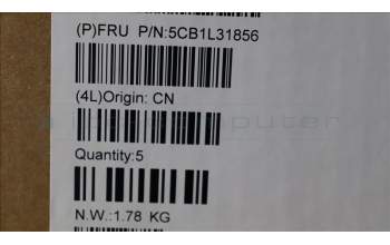 Lenovo 5CB1L31856 COVER Upper Case ASM_UKE H 82YN FP STGY