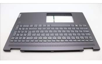 Lenovo 5CB1L31862 C-Abdeckung mit Tastatur, Belgisch, sturmgrau, Fingerabdruck, GB