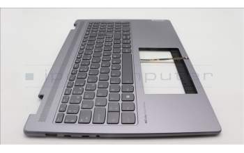 Lenovo 5CB1L39173 C-Abdeckung mit Tastatur, Schweiz, Arktisgrau, Ohne_Fingerabdruckscanner
