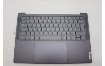 Lenovo 5CB1L39397 C-Abdeckung mit Tastatur, Französisch, sturmgrau