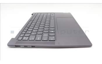 Lenovo 5CB1L39447 C-Cover with keyboard,Nordic,Storm Grey