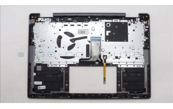 Lenovo 5CB1L40847 C-Abdeckung mit Tastatur, Ukraine, Sturmgrau, Ohne_Fingerabdruckscanner