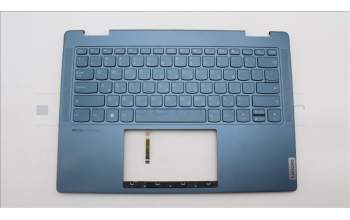 Lenovo 5CB1L40856 C-Abdeckung mit Tastatur, Hebräisch, Aquamarinblau, Ohne_Fingerabdruckscanner
