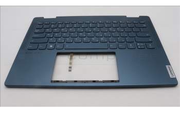 Lenovo 5CB1L40856 C-Abdeckung mit Tastatur, Hebräisch, Aquamarinblau, Ohne_Fingerabdruckscanner