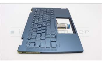 Lenovo 5CB1L40862 C-Abdeckung mit Tastatur, Russisch, Aquamarinblau, Ohne_Fingerabdruckscanner