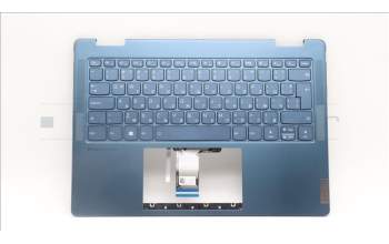 Lenovo 5CB1L40873 C-Abdeckung mit Tastatur, Bulgarisch, aquamarinblau, Ohne Fingerabdruck, GB