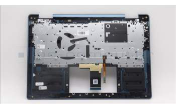 Lenovo 5CB1L40873 C-Abdeckung mit Tastatur, Bulgarisch, aquamarinblau, Ohne Fingerabdruck, GB