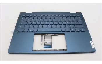 Lenovo 5CB1L40877 C-Abdeckung mit Tastatur, Französisch, Aquamarinblau, Ohne_Fingerabdruckscanner