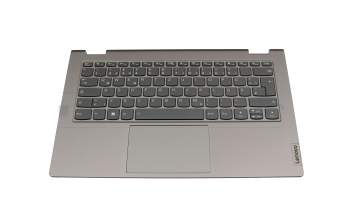 5CB1L43744 original Lenovo keyboard incl. topcase DE (german) anthracite/grey with backlight with smart pen compartment