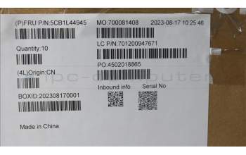 Lenovo 5CB1L44945 Keyboard External,Docking,Czech Slovakian