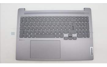 Lenovo 5CB1L44961 C-Abdeckung mit Tastatur, Französisch, arktisgrau