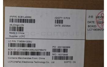 Lenovo 5CB1L45550 C-Abdeckung mit Tastatur, Skandinavien, tiefblau, Ohne_Hintergrundbeleuchtung